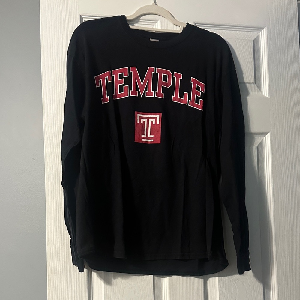 Temple Black Long Sleeve Shirt